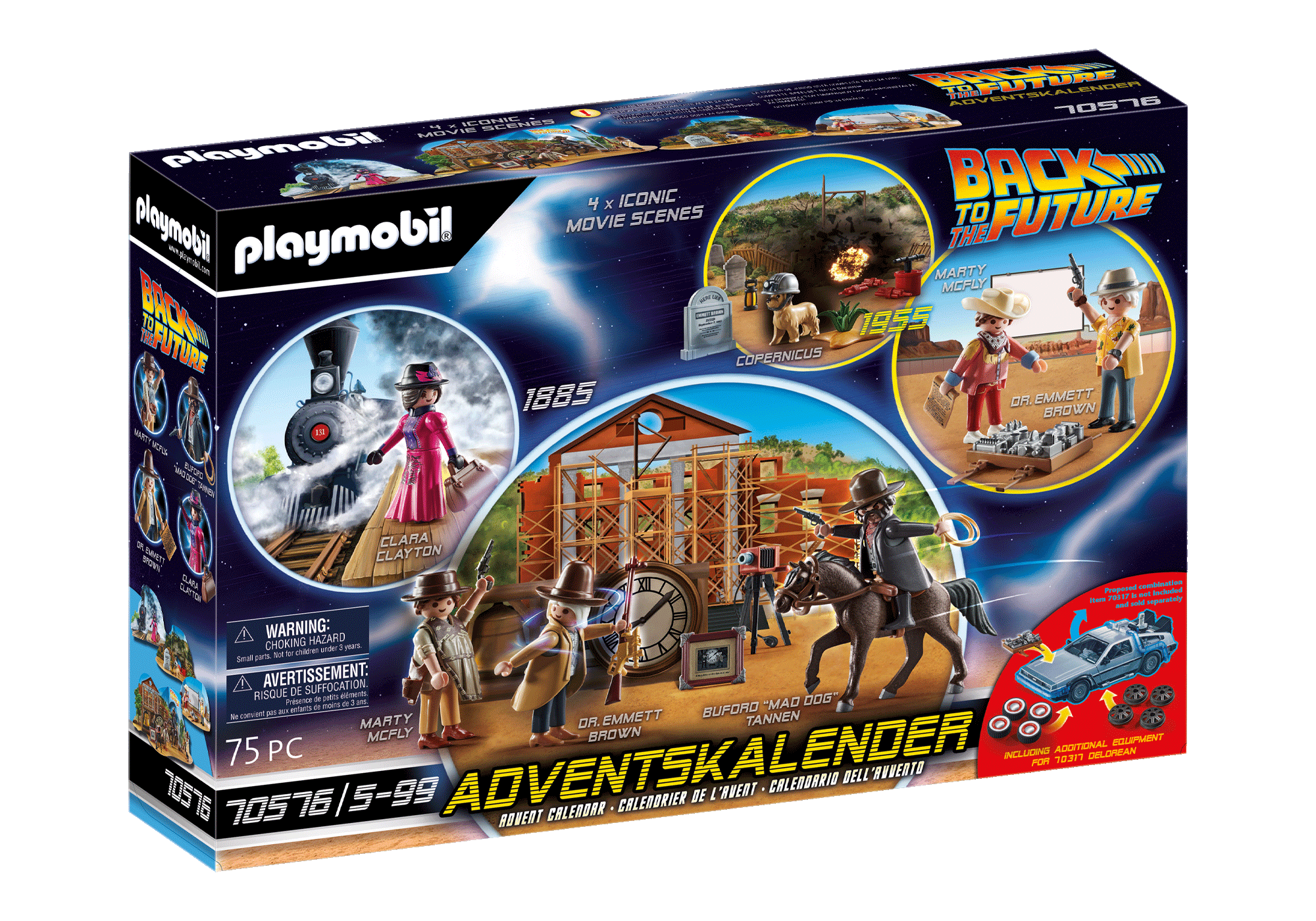 70576 Calendrier de l'Avent "Back to the Future Part III"